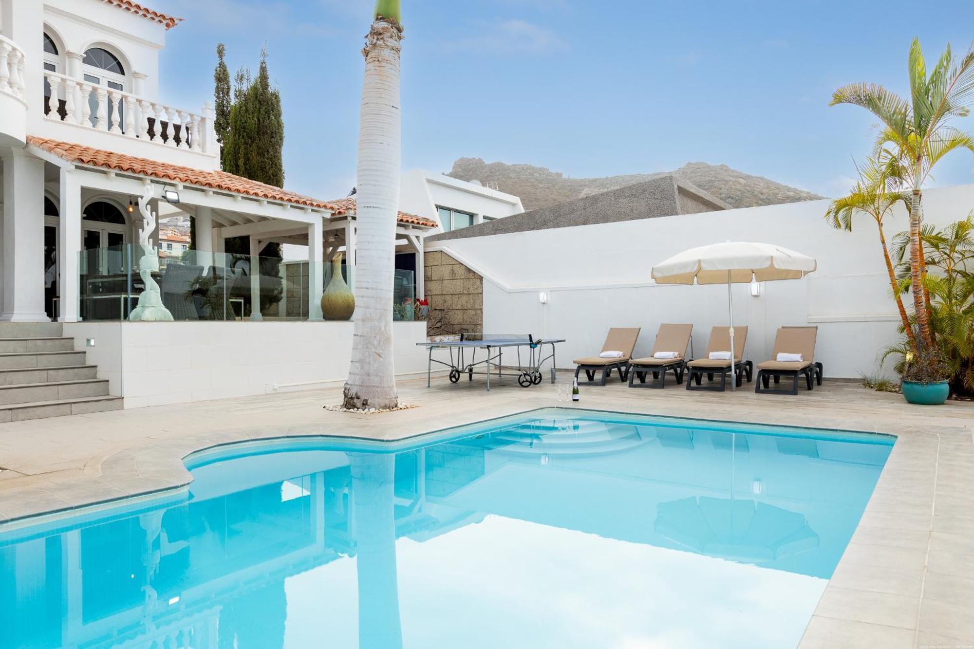 Villa Ocean Palm, Heated Pool! Costa Adeje  Ngoại thất bức ảnh